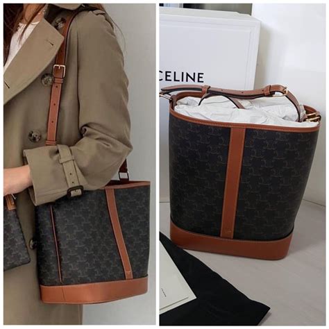 celine medium bucket bag